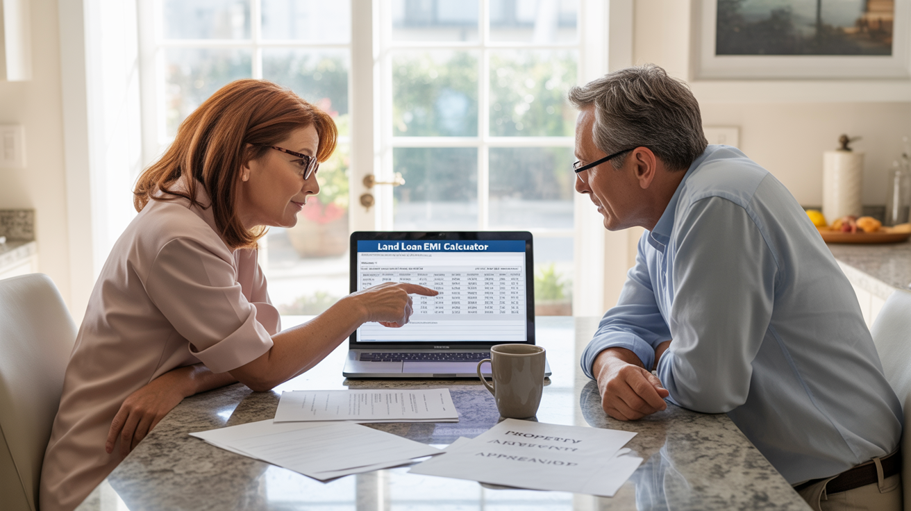 Land Loan Calculator with EMI Breakdown | Monthly Estimates
